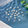 6Pcs 925 Sterling Silver Hollow Initial Beads STER-TA0001-53U-9