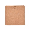 Square Kraft Paper Earring Display Cards CDIS-T004-03-2