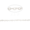 Anti-Tarnish Rhodium Plated 925 Sterling Silver Heart Link Chains STER-NH0001-28A-P-2