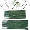 100Pcs 2 Styles Iron Stalk Flower Rod AJEW-SP0003-74-5