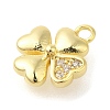 Rack Plating Brass Micro Pave Cubic Zirconia Charms KK-S396-65G-2