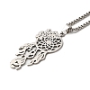 Non-Tarnish 304 Stainless Steel Pendant Necklaces NJEW-H022-04P-2