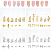 4 Bags 4 Styles Brass Cabochons MRMJ-OC0004-04-1
