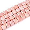 Anti-Tarnish Electroplate Glass Beads Strands GLAA-T025-8mm-10I-1