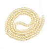 Baking Paint Transparent Glass Beads Strands DGLA-N011-6mm-02-2