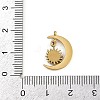 304 Stainless Steel Rhinestone Pendants X-STAS-L296-11G-3