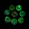 Luminous UV Plating Opaque Acrylic Beads OACR-Q204-16MM-01-4