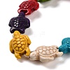 Dyed Synthetic Turquoise Beads Strands X-G-G024-01-4