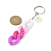 Acrylic Curb Chain Keychain KEYC-JKC00633-01-2