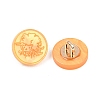 1-Hole Resin Alloy Shank Buttons FIND-B065-03G-05-2