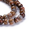 Dyed Natural Crackle Agate Bead Strands X-G-K414-6mm-01-3