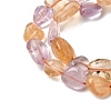 Natural Amethyst and Citrine Beads Strands X-G-D0002-D77-7