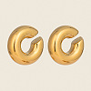 304 Stainless Steel C-Shaped Cuff Earrings BL2447-1
