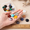 Fashewelry 24Pcs 12 Style Natural & Synthetic Gemstone Cabochons G-FW0001-05-6