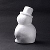 Christmas Snowman Modelling Polystyrene Foam  DIY Decoration Crafts DJEW-K001-B06-2