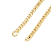Brass Curb Chain Bracelet Making KK-CBADBBF-05G-3