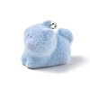 Flocky Resin Pendants FIND-A061-01J-2
