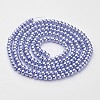 Glass Pearl Beads Strands X-HY-4D-B49-1