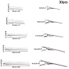 Iron Alligator Hair Clip Findings IFIN-PH0024-38P-5