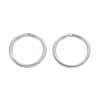 304 Stainless Steel Split Key Ring Clasps STAS-A054-01C-1