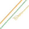 5 Rolls 9-Ply Braided Nylon Strings with Metallic Thread OCOR-Q062-01E-3