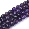 Natural Amethyst Beads Strands X-G-S345-6mm-010-1