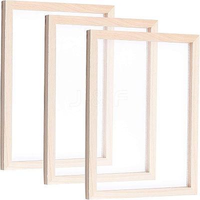 Wooden Paper Making DIY-WH0171-49D-1