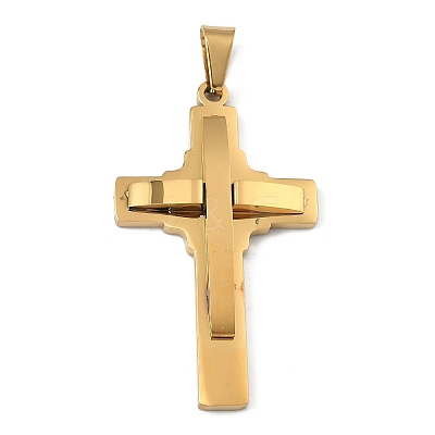 304 Stainless Steel Pendants STAS-H256-01G-1