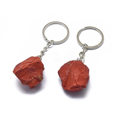 Natural Red Jasper Keychain KEYC-F030-J05-1