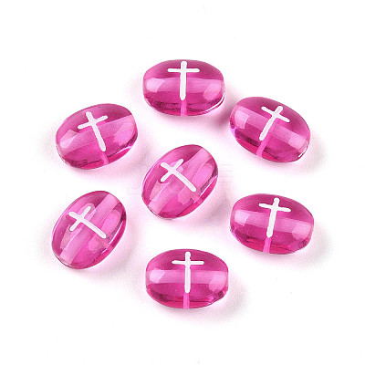 Transparent Acrylic Beads TACR-T028-50-1