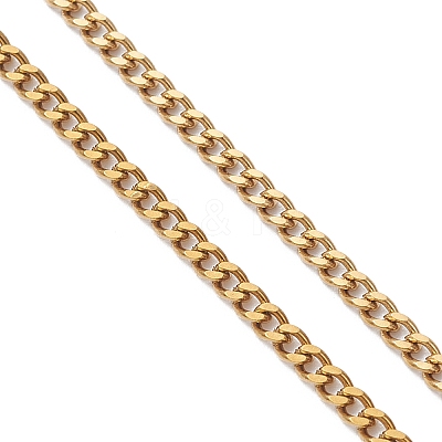 2.5MM 304 Stainless Steel Curb Chain Bracelet Making AJEW-JB01452-1