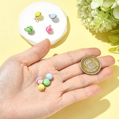 8Pcs 8 Styles Electroplate Alloy Charms FIND-CJ0005-49-1