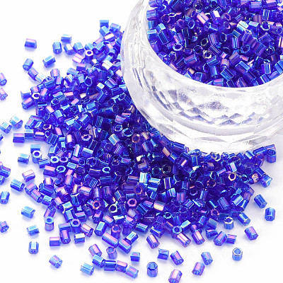 Glass Bugle Beads SEED-S032-10A-168-1
