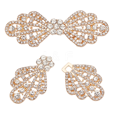 2Sets Alloy Interlocking Clasps FIND-BC0013-45A-1