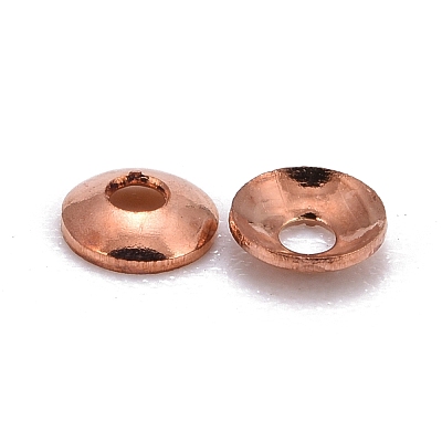 Brass Tiny Bead Cones X-KK-O043-04RG-1