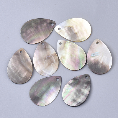 Black Lip Shell Pendants X-SSHEL-S251-35C-1