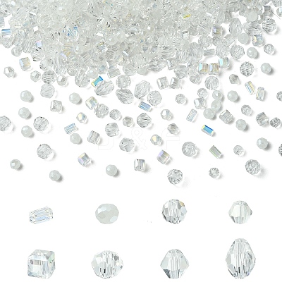8 Strands 8 Styles Glass Bead Strands GLAA-YW0004-44E-1