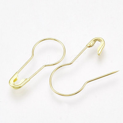 Brass Calabash Pins KK-T036-02G-1