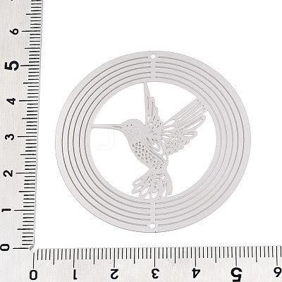 201 Stainless Steel Laser Cut Connector Charms STAS-TAC0019-06P-02-1