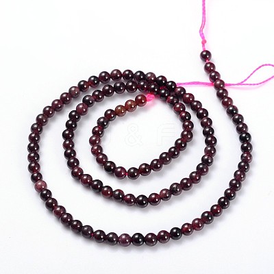 Gemstone Beads Strands X-GSR4mm087-1