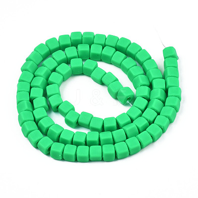 Handmade Polymer Clay Beads Strands CLAY-S092-78F-1