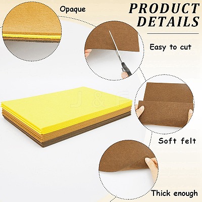 21Pcs 3 Colors Non Woven Felt Fabric SENE-CP0001-01B-1