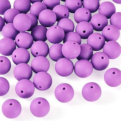 50Pcs Food Grade Eco-Friendly Silicone Beads SIL-TADJ0001-03B-1