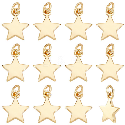 16Pcs Brass Pendants KK-BC0013-78-1