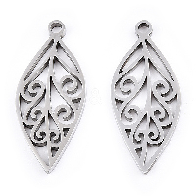 Non-Tarnish 304 Stainless Steel Pendants STAS-T063-207P-1