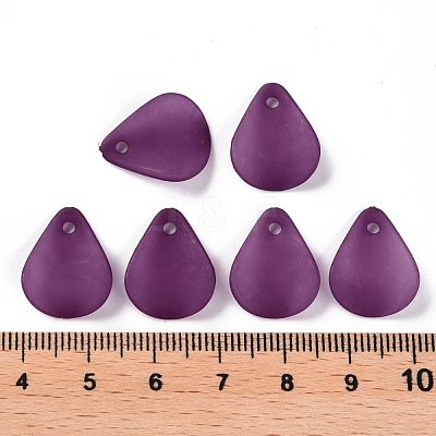 Transparent Frosted Acrylic Pendants MACR-S371-09A-743-1