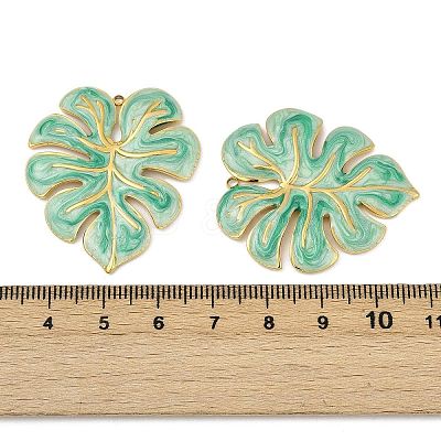 304 Stainless Steel Enamel Pendants STAS-L290-001B-G-1