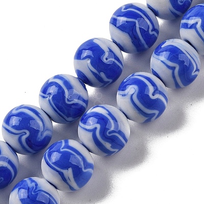 Handmade Lampwork Beads Strands LAMP-P062-02D-1