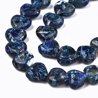 Natural Imperial Jasper Beads Strands X-G-S366-065E-1