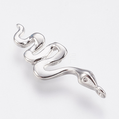 Brass Charms ZIRC-F083-019P-RS-1